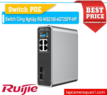 RG-NIS2100-4GT2SFP-HP, Switch công nghiệp RG-NIS2100-4GT2SFP-HP, Ruijie RG-NIS2100-4GT2SFP-HP, Switch PoE công nghiệp Ruijie, Industrial Switch RG-NIS2100-4GT2SFP-HP, Switch PoE++ 90W Ruijie, Switch công nghiệp IP40 RG-NIS2100-4GT2SFP-HP, Switch Layer 2 RG-NIS2100-4GT2SFP-HP