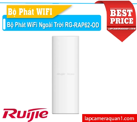 Lắp đặt camera Access Point Wi-Fi 6 RUIJIE RG-RAP62-OD