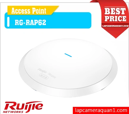 bộ phát wifi rg-rap62, wifi ốp trần rg-rap62, access point rg-rap62, wifi ruijie rg-rap62, wifi 6 rg-rap62, wifi khách sạn rg-rap62, lắp wifi rg-rap62