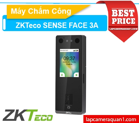 Máy Chấm Công Khuôn Mặt SenseFace 3A