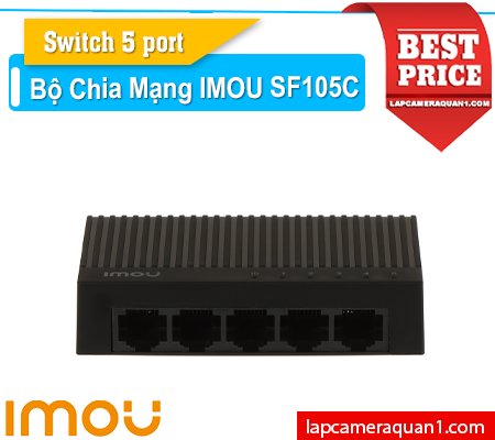 Lắp đặt camera Switch IMOU SF105C 5 cổng Ethernet