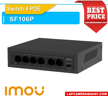 Lắp đặt camera Switch Poe SF106P