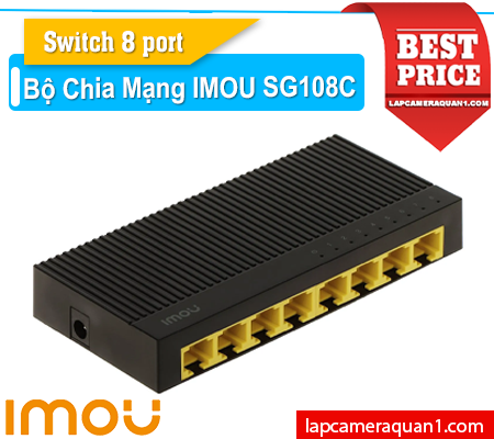 Lắp đặt camera Switch 8-Port Gigabit SG108C