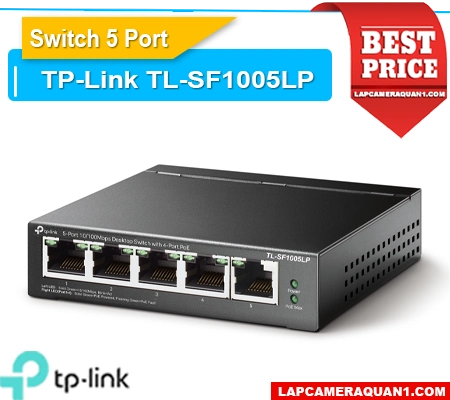 Switch PoE TL-SF1005LP, Bộ chia mạng TL-SF1005LP, Switch camera TL-SF1005LP, Hub mạng TL-SF1005LP, Switch 5 cổng TL-SF1005LP, Switch văn phòng TL-SF1005LP, Switch giá rẻ TL-SF1005LP

