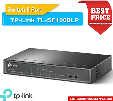 Lắp đặt camera Switch Giá Rẻ TP-Link TL-SF1008LP