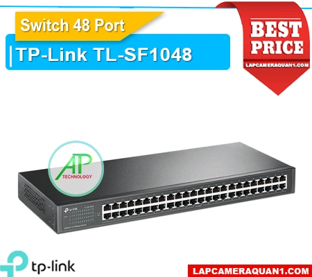 Switch TP-Link TL-SF1048, Bộ chia mạng TP-Link TL-SF1048, Switch Fast Ethernet TP-Link TL-SF1048, Switch 48 cổng TP-Link TL-SF1048, Switch TP-Link TL-SF1048, Switch không quản lý TP-Link TL-SF1048, Switch Ethernet TP-Link TL-SF1048.