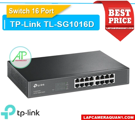 Lắp đặt camera Bộ Chia Mạng Tp-Link TL-SG1016D