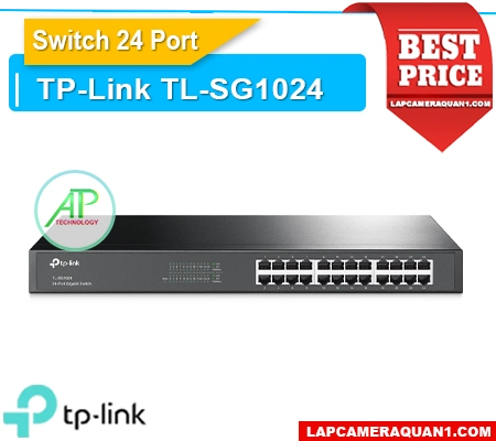 TL-SG1024,switch TL-SG1024, bộ chia mạng TL-SG1024, switch 24 cổng TL-SG1024, switch gigabit TL-SG1024, switch rack TL-SG1024, TP-Link TL-SG1024, switch không quản lý TL-SG1024