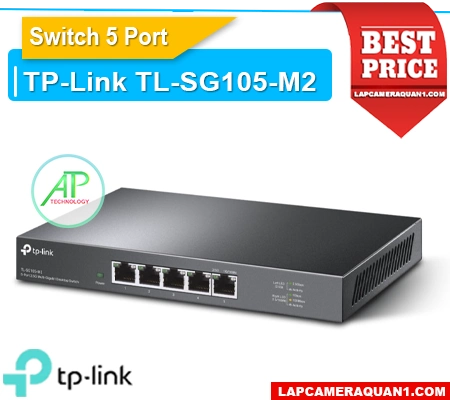 switch TL-SG105-M2, bộ chia mạng TL-SG105-M2, switch 2.5G TL-SG105-M2, hub đa gigabit TL-SG105-M2, TP-Link TL-SG105-M2, switch 5 cổng TL-SG105-M2, switch multi-gig TL-SG105-M2