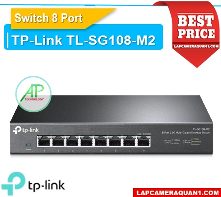 switch TL-SG108-M2, bộ chia mạng TL-SG108-M2, switch 8 cổng 2.5G TL-SG108-M2, switch multi-gig TL-SG108-M2, hub mạng TL-SG108-M2, TP-Link TL-SG108-M2, switch 2.5 Gigabit TL-SG108-M2