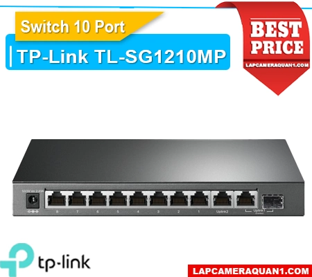 Lắp đặt camera Switch Tp-Link TL-SG1210MP
