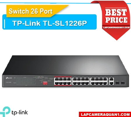 Lắp đặt camera Bộ Chia Mạng TL-SL1226P