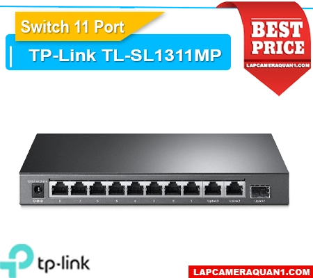 Lắp đặt camera Switch TP-Link TL-SL1311MP Giá Rẻ