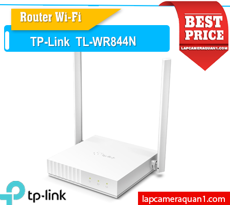 Lắp đặt camera Router TL-WR844N