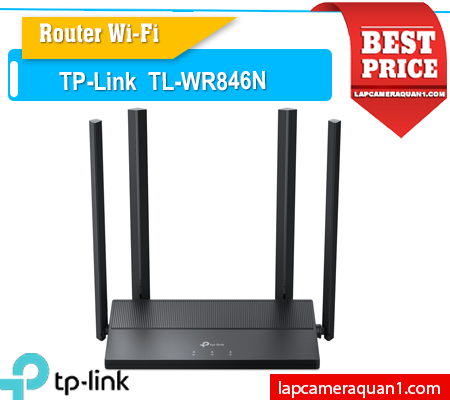 Lắp đặt camera Router TL-WR846N