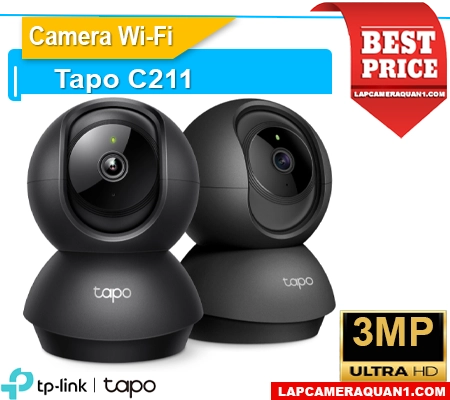 Camera IP Wifi Không Dây Tapo C211 (3MP), lắp đặt camera Tapo C211, camera không dây Tapo C211, camera quan sát Tapo C211, Tapo C211, C211, camera Tapo C211 giá rẻ, camera quay xoay 360 Tapo C211, lắp camera Tapo C211 giá rẻ, camera Tapo C211 chính hãng,