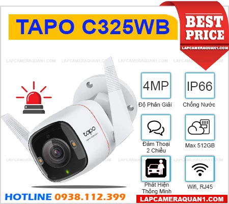 Tapo C325WB Camera IP Wifi Không Dây, Camera IP Wifi Không Dây Tapo C325WB, lắp đặt camera không dây Tapo C325WB, camera Tapo C325WB giá rẻ, lắp đặt camera Tapo C325WB chính hãng, C325WB, Tapo C325WB, mua camera Tapo C325WB, lắp camera Tapo C325WB,