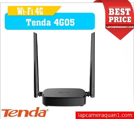 Lắp đặt camera Router Wi-Fi 4G Tenda 4G05
