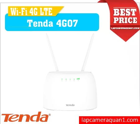 Lắp đặt camera WiFi AC1200 dùng SIM 4G LTE Tenda 4G07