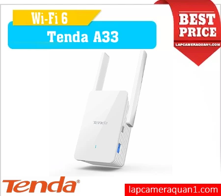 Lắp đặt camera Tenda A33 Bộ Kích Sóng Wi-Fi 6