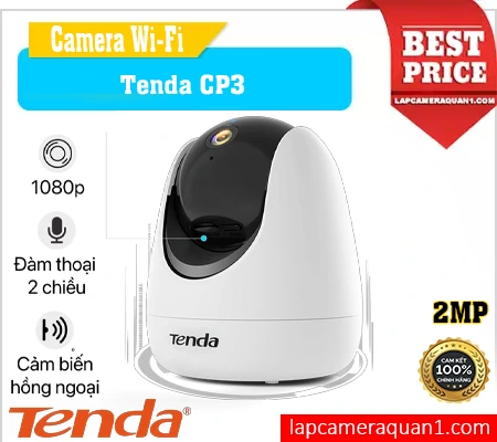 Lắp đặt camera Camera IP Wi-Fi Tenda CP3
