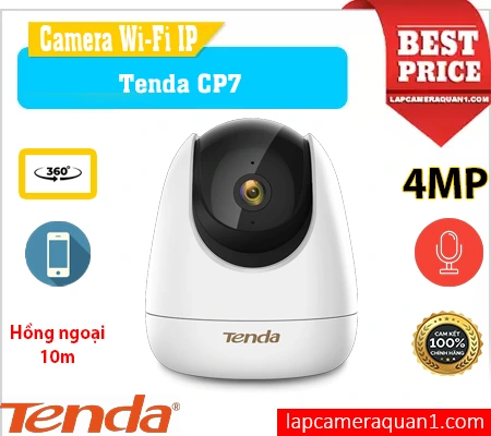 Lắp đặt camera Camera Siêu Nét Tenda CP7 (4MP)