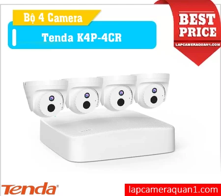 Tenda K4P-4CR Camera Ghi Âm Ngoài Trời, Bộ Camera Tenda K4P-4CR 4MP PoE, Trọn Bộ Tenda K4P-4CR Chính Hãng, Lắp Đặt Camera Tenda K4P-4CR Giá Tốt, Hệ Thống Giám Sát Tenda K4P-4CR, Bộ 4 Camera IP Tenda K4P-4CR, Camera An Ninh Tenda K4P-4CR Chống Nước.