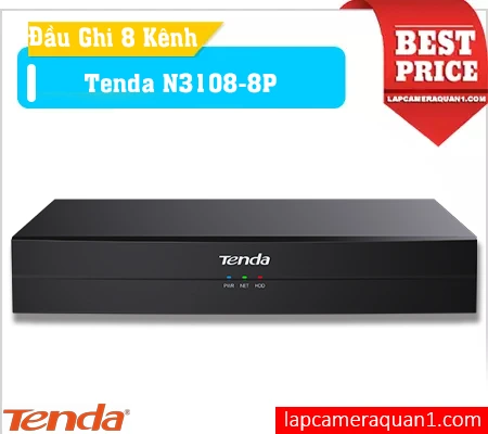 Lắp đặt camera Tenda N3108-8P