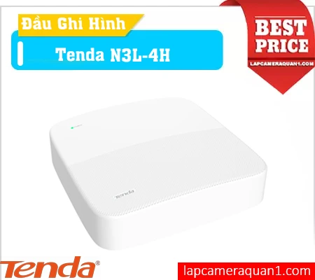 Lắp đặt camera Đầu Ghi Hình Tenda N3L-4H