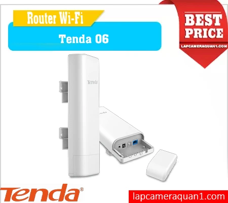 Lắp đặt camera Router Wi-Fi ngoài trời tầm xa Tenda O6