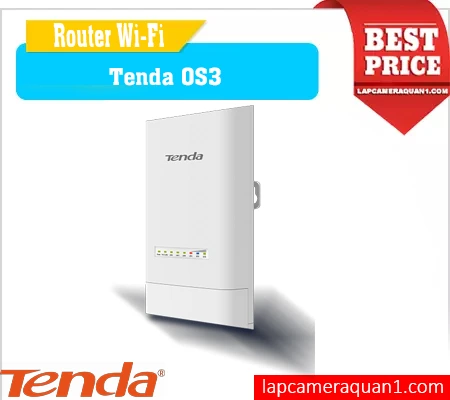 Lắp đặt camera CPE WiFi Tenda OS3