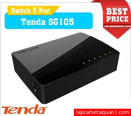 Lắp đặt camera Switch 5 Cổng Tenda SG105