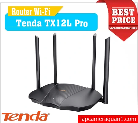 Tenda TX12L Pro WiFi6 AX3000, Router WiFi Tenda TX12L Pro, Bộ phát WiFi TX12L Pro chuẩn AX, TX12L Pro Mesh tốc độ cao, Bộ định tuyến TX12L Pro MU-MIMO, Tenda TX12L Pro băng tần kép, TX12L Pro phủ sóng rộng, wifi chính hãng, wifi 6, wifi gia rẻ