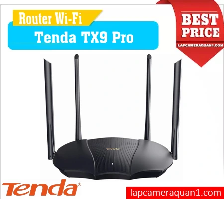 Tenda TX9 PRO băng tần kép, Bộ phát WiFi TX9 PRO AX3000, WiFi 6 tốc độ cao TX9 PRO, Tenda TX9 PRO 4 anten, Tenda TX9 PRO dành cho gia đình, TX9 PRO kiểm soát bằng app, Router WiFi 6 Tenda TX9 PRO, Wifi chính hãng, Wifi giá rẻ, Wifi tenda