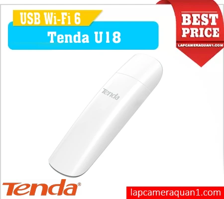 Lắp đặt camera USB Wifi 6 AX1800 hai băng tần Tenda U18