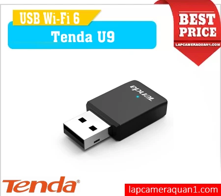 Lắp đặt camera Tenda U9 USB Thu Wi-Fi