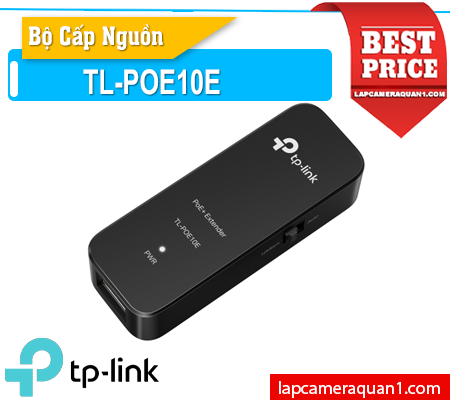 Lắp đặt camera Bộ mở rộng Ethernet nhanh PoE+ TL-POE10E