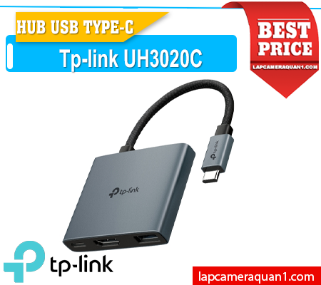 Lắp đặt camera Hub USB Type-C 3 Cổng UH3020C