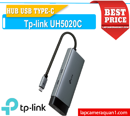 Lắp đặt camera Hub USB Type-C 5 Cổng UH5020C