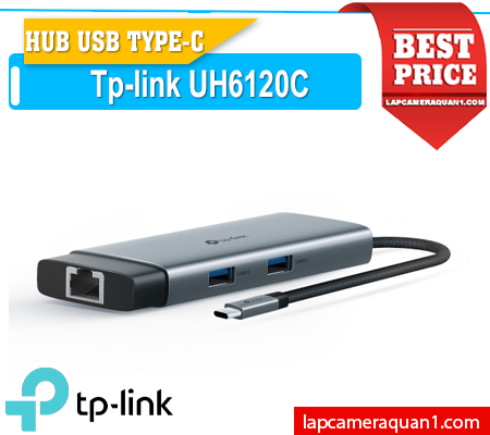 Lắp đặt camera Hub USB Type-C 6 cổng TP-link UH6120C