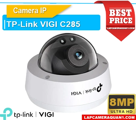 Camera VIGI C285 8MP Ultra HD, Camera giám sát VIGI C285, Camera IP VIGI C285, Camera chống nước VIGI C285, Camera an ninh VIGI C285, Camera H265+ VIGI C285, Camera thu âm VIGI C285