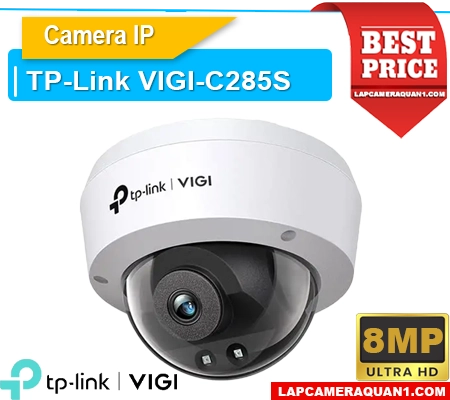 Camera VIGI C285S 8MP, Camera giám sát VIGI C285S, Camera IP VIGI C285S, Camera ngoài trời VIGI C285S, Camera thu âm VIGI C285S, Camera H265+ VIGI C285S, Camera an ninh VIGI C285S