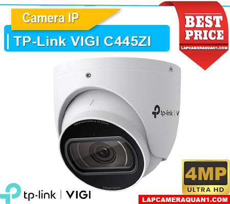 Camera thu âm VIGI C445ZI, Camera 4MP VIGI C445ZI, Camera zoom quang VIGI C445ZI, Camera ngoài trời VIGI C445ZI, Camera IP VIGI C445ZI, Camera ban đêm VIGI C445ZI, Camera nhận diện người VIGI C445ZI