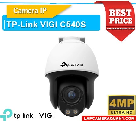 Camera VIGI C540S 4MP, Camera IP TP-Link VIGI C540S, Camera quay xoay VIGI C540S, Camera giám sát VIGI C540S, Camera chống nước VIGI C540S, Camera H265+ VIGI C540S, Camera ngoài trời VIGI C540S