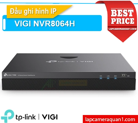 Đầu ghi VIGI NVR8064H,Đầu thu VIGI NVR8064H,Đầu mạng VIGI NVR8064H,Đầu giám sát VIGI NVR8064H,Đầu ghi hình VIGI NVR8064H,Đầu an ninh VIGI NVR8064H,Đầu lưu trữ VIGI NVR8064H