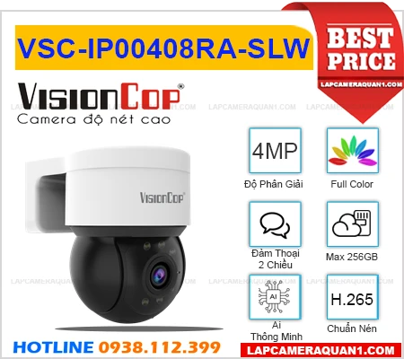 VSC-IP00408RA-SLW,Camera VISIONCOP VSC-IP00408RA-SLW,VSC-IP00408RA-SLW Giá Hấp Dẫn,VSC-IP00408RA-SLW Không Dây Công nghệ nỗi bật Nguồn giao động 10% :12V siệu tiết kiệm Tốt nhất,VSC-IP00408RA-SLW mới,bán Camera Giám Sát VSC-IP00408RA-SLW,VSC-IP00408RA-SLW Bán Giá Rẻ,VSC-IP00408RA-SLW 4.0 MP Độ phân giải Ultra 2k bán chạy nhất