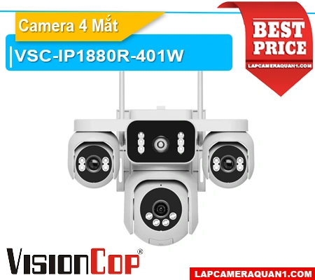 camera ip vsc-ip1880r-401w, camera wifi 4 mắt vsc-ip1880r-401w, camera ngoài trời vsc-ip1880r-401w, camera quan sát 8mp vsc-ip1880r-401w, camera quay quét vsc-ip1880r-401w, camera không dây vsc-ip1880r-401w, camera hồng ngoại vsc-ip1880r-401w