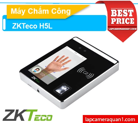 Lắp đặt camera Máy Chấm Công Khuôn Mặt ZKTeco H5L