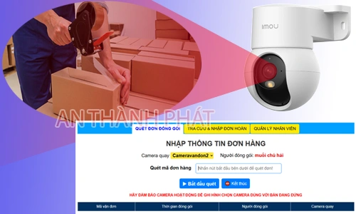 Giải pháp quay đóng gói hàng online, Camera quay quá trình đóng hàng, Camera check mã vận đơn, Giám sát đóng gói đơn hàng, Quay lại quá trình xử lý đơn, Camera chống hoàn đơn sai, Lưu trữ video đóng gói hàng, Phần mềm quản lý đóng gói hàng hóa, Tra cứu video đơn hàng, Camera giám sát kho đóng gói
