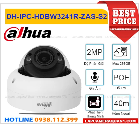 Camera Dahua DH-IPC-HDBW3241R-ZAS-S2 (2MP), Camera Dahua DH-IPC-HDBW3241R-ZAS-S2, lắp đặt camera DH-IPC-HDBW3241R-ZAS-S2, camera quan sát DH-IPC-HDBW3241R-ZAS-S2, lắp camera DH-IPC-HDBW3241R-ZAS-S2 giá rẻ, camera quan sát DH-IPC-HDBW3241R-ZAS-S2, DH-IPC-HDBW3241R-ZAS-S2,